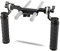 CAMVATE 15mm Rod & Soft rubber grip Shoulder Mount Rig with Rosette Standard Accessory for DSLR(Black,M6 thread,31.8 mm)