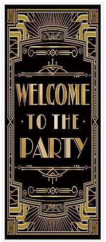 musykrafties - Cubierta de Puerta de 72 x 30 cm, diseño de Gatsby