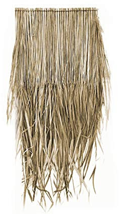 Lot de 50 Panneaux naturels (25 cm) pour toit de palme, toiture exotique, abri jardin, gazebo, parasol (50x12112)