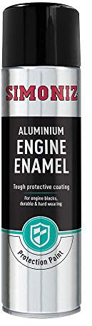 Simoniz Engine Enamel Spray Paint - 500ml (Aluminium)