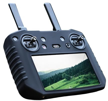 Skyddshölje för fjärrkontroll till drönare, kompatibel med DJI RC Pro fjärrkontroll, 1 st, i svart, tillverkad av silikon, skydd remote control drönare, skyddshölje för radiostyrd