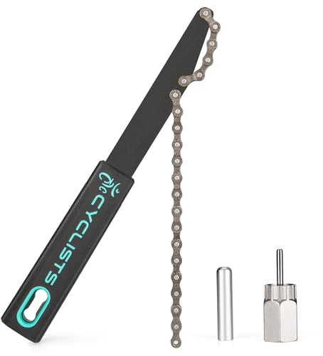 cyclists Kettenpeitsche und Abzieher Set für Fahrrad Kassetten und Centerlock Bremsscheiben Fahrrad Kassette (CT-F04+F06-12)