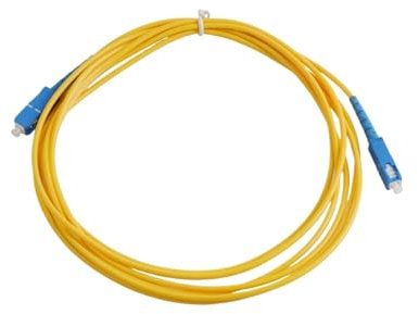 5PCS UPC SC a SC cavo di prolunga in fibra ottica Single-Core Single Mode Simplex Indoor Patch Cord 1M/3 metri/5/10M/15M/20M/30M filo(5M)