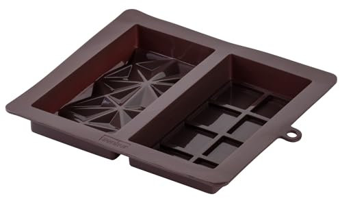 Zenker Molde doble de silicona para chocolate Dubai – Placer creativo de chocolate con pistachos y Co, apto para lavavajillas, fabricado en Alemania