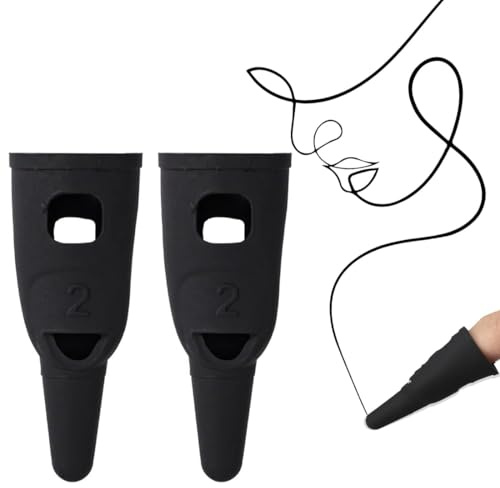 LQIOACU 2 Pièces Manchons pour Doigts à écran Tactile pour écran Tactile, Tablettes, I-Pad Mini, I-Pad Pro, I-Pad Air, Smartphones