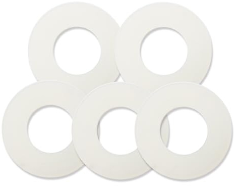 Mendorio Flush Valve Seal Replacement, Compatible with Geberit 816.418.00.1 Flush Valve Washer Seal, Silicone Sealing Washer (5-Packs)