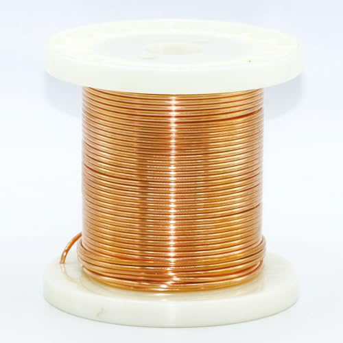 AlloyPlan1 Pound 12 Gauge 99.9% Copper Wire for Gardening, Electroculture, Bonsai, Jewelry Making Beading DIY Craft Pure Bare Copper Wire Spool, 52 Feet