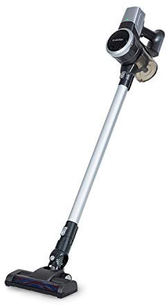 KLARSTEIN Clean Butler 4G - Aspiradora sin Cable, Silenciosa, Sistema de ciclón, Motor de Corriente Continua, 160 W, Autonomía de 20 a 35 Minutos, Filtro HEPA, Depósito 0,8 L, Antracita