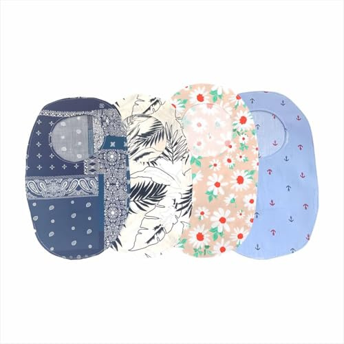 Cubiertas de bolsa de colostomía - Set de bolsa de ropa de apoyo a la osteomía con apertura redonda de 3 para cuidado de la estoma de la ileostomía, tela suave y transpirable, 4 PC