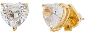 Kate Spade New York Glitter Heart Studs, Multi Glitter