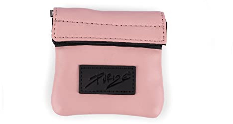 PURIZE® Borsa per carbone attivo, ermetica, cerniera impermeabile, assorbe gli odori, fodera in carbone attivo, borsa ermetica per uomo e donna, Colore: rosa., XS PINK, formale