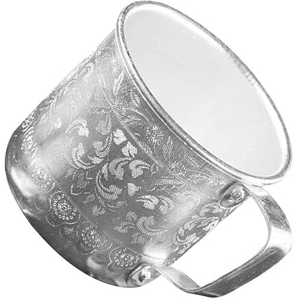Yardwe Tasse à Bière Étain Rétro Avec Poignée Mug Original Pour Fêtes Bars Et Restaurants Pour Boissons Variées Pratique Et Élégant