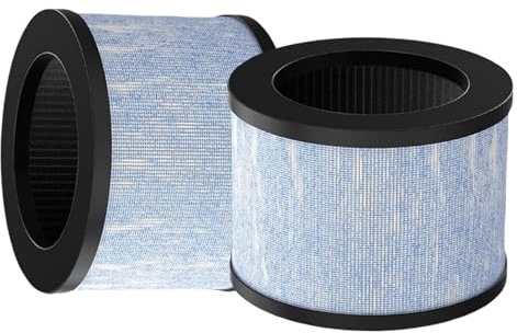 Filtro de aire DH-JH01 compatible con CONOPU DH-JH01 y DH-JH06 purificador de aire 4 en 1 H13 True HEPA y filtro de repuesto de carbón activado (paquete de 2)