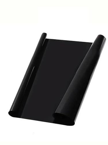 Laminas para Tintar Lunas Coche Láminas for Ventanas de automóviles de 50 cm x 300 cm, Color Negro, for Decorar el hogar, película Protectora de Rayos UV, transmitancia del 1%, 5%, 15%, 25%, 35%,
