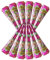 Sarthi 100% Natürliche Henna 6x Paste Cones (Rot-Braun) 250 g - Keine Mischung, Kein PPD - Hautfreundlich & Sicher - Perfekt für Körperkunst & Traditionelle Designs