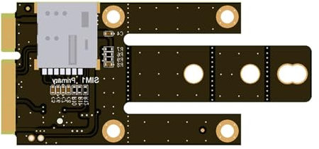 YIZITU Chiave all'adattatore dei convertitori di MPCIE con la scanalatura per schede per il modulo 3G