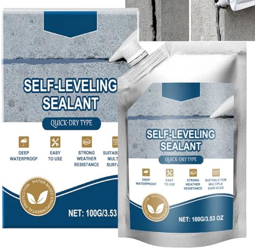 Heavy-Duty Co/ncrete C/rack Repair Adhesive,Co/ncrete C/rack Filler,Waterproof Sealant for Brick,Stone,Tile Adhesive,C/oncrete Sealers Quick-Drying,Floor Sealant,Tile Filler for Outdoor Household