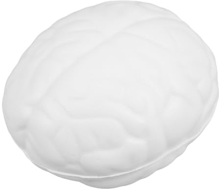 Balle Anti-Stress Cerveau 7cm en PU, Jouet Squishy Moelleux