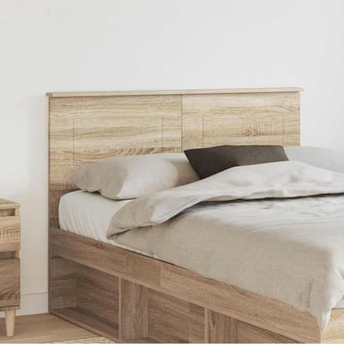 Genérico Cabecero con cabecera Roble Sonoma 135 cm Madera contrachapada,Mobiliario,Camas y Accesorios,Cabeceros y pies de cama-888311