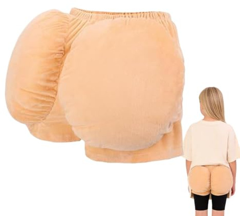 Halloween Granny Fake Butt Costume - Novelty Joke Item Humorous Fun Prop