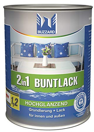 Buzzard Buntlack 750 ml/hochglänzend Farbe RAL 8011 (Nußbraun)