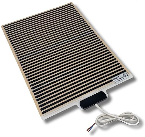 ALPER StopVapor 42x28cm Film chauffant miroir Electrique Anti-buée Autocollant Salle de bain 24W 230V