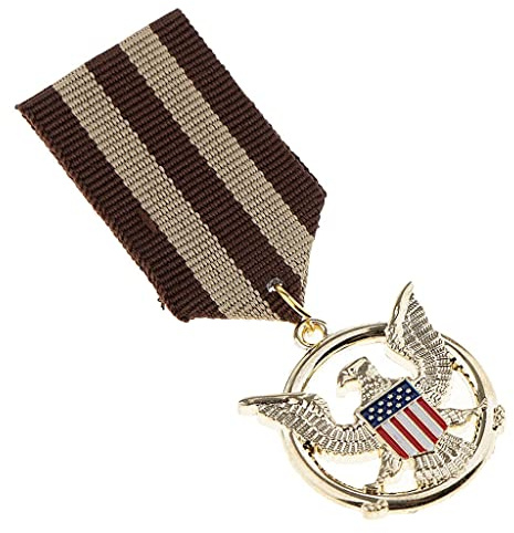 Broche zalati motif badge, Eagle, Métal