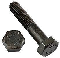 2 Stk Sechskantschraube mit Schaft - DIN 931 8.8 M18 x 120