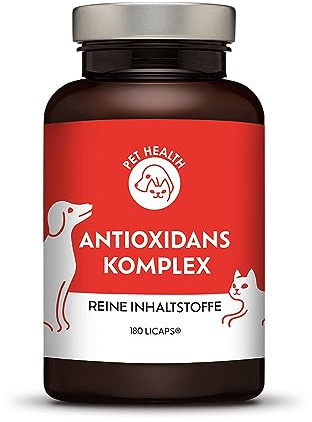 Antioxidans für Hunde und Katzen - Augenpflege für Hunde und Katzen - Astaxanthin Kapseln (180)