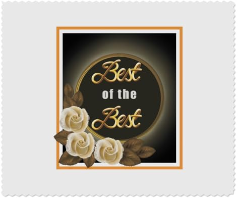 2 x 'Golden Excellence: Best of the Best' Microfibre Lens/Glasses Cleaning Cloths (LC00027090)