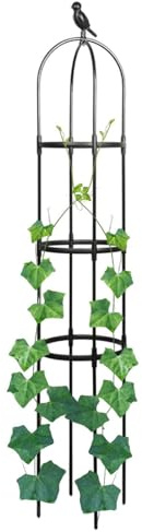Obélisque de la Tour de Treillis de Jardin, Support de Fleur Durable pour en Treillis de Jardin, Support de grimpantes pour intérieur et extérieur, Fleurs, légumes, Fruits, vignes