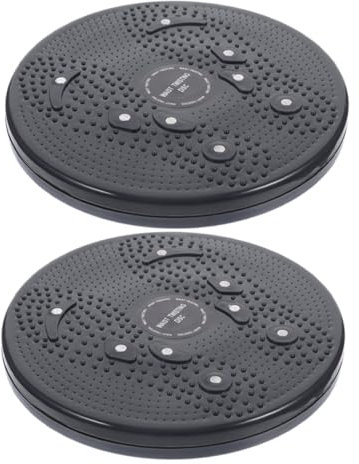 KOMBIUDA 2pezzi Disco Rotante per Esercizi Aerobici Twisting Waist Disc per Allenamento e Modellamento Attrezzatura Fitness e attività Indoor