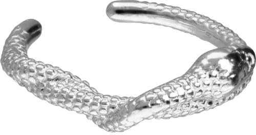 PIERCINGLINE Chirurgenstahl Fake Ohrring Ohrklemme Ear Cuff SCHLANGE 4 stylischen Farben