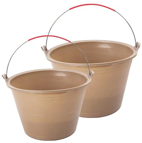 Tofficu 2 Pezzi Secchi Resistente per Secchi per Mischiare e Trasportare Materiali per Costruzione Facili per Miscele