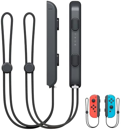 Arvoni 1 Paar Schalter Gamepad Riemen, Handgelenksschlaufe Kompatibel mit Switch Joy-Con Controller, mit Verstellbarem Gummiband und Automatischer Schloss, Ersatz Zubehör für Switch Controller