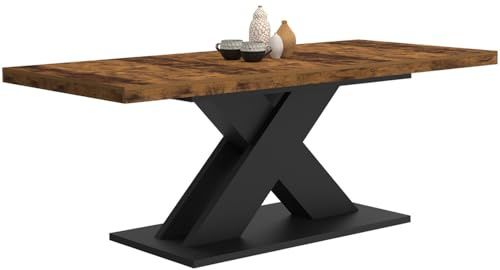IDMarket - Table à Manger Extensible Rectangle Alicia 160-200 cm