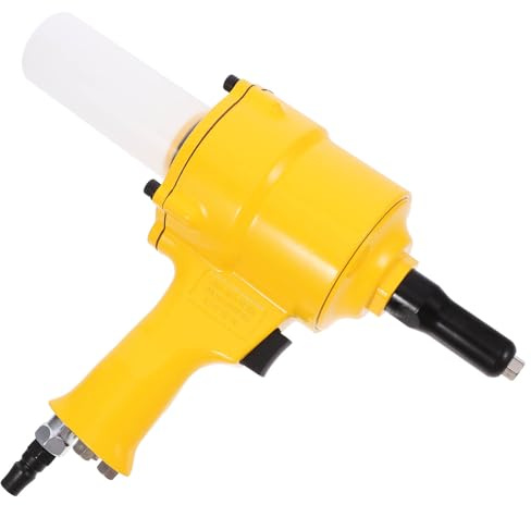 HIAKDOFT Remachadora Neumática Industrial Ligera con Agarre Tipo Garra Ergonómico Herramienta Hidráulica de Inserción de Clavos para Aplicaciones Pesadas Construcción y Automoción