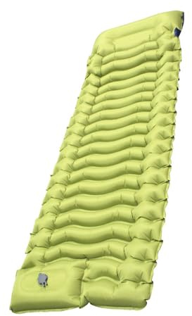 Shurhome Schnell aufblasbare aufblasbare Campingbett Luftmatratze für Zelt, Rucksackreisen, Wandern, Reisen, freundliches Design, Camping Luftmatratze