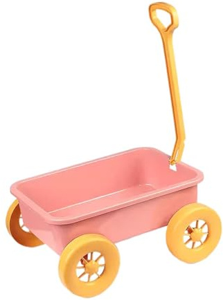 KTUXZCI Giocattolo a Forma di carro, Giocattolo educativo per Bambini, Giochi sulla Spiaggia e sulla Sabbia, giornate in destinazioni turistiche Come secchielli di Sabbia, Rosa, 30.5x25.8x15 cm
