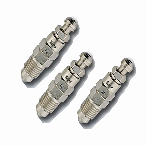 3X stahlbus Schnell-Entlüfterschraube M10x1.0x14 mm mit integriertem Entlüftungsventil SB-110412
