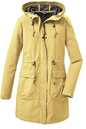 G.I.G.A. DX Damen Casual Softshell Parka mit Kapuze - GS 99 WMN SFTSHLL PRK, gebranntes gelb, 44, 37955-000
