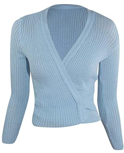 Intermezzo Mädchen Ballett Wickeljacke 6811 Jersey Elipor - Farbe: Himmelblau (014) - Größe: 4
