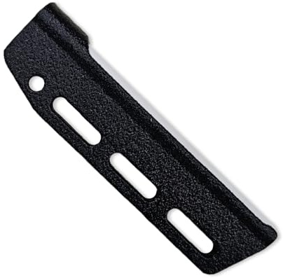 Universal-Keramikschleifstab-Halterung inklusive Keramikschleifstab für Kydexscheiden, 8mm Keramikstab mit 100mm Länge, Survival, Outdoor, Bushcraft, Designed by Reini Rossmann (black)