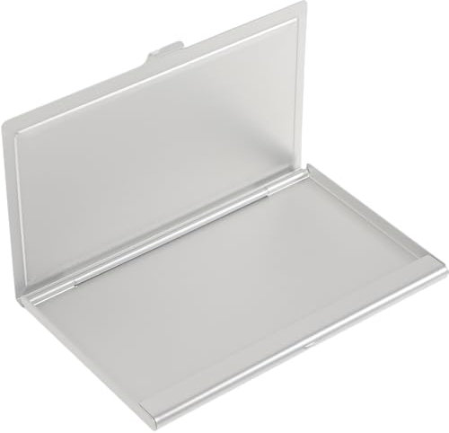 NUOBESTY 4 Stück Thermotransfer Visitenkartenbox Aus Aluminium Visitenkarten DIY Wärmeübertragungskartenetui Sublimationskartenhalter Namensschilder Herstellung Von Kartenetui