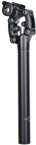 Hapihom Shock Federsattelstütze, 350 mm X 27,2/30,9/31,6 mm Fahrradfederung Reisesattelstütze, Stoßfestes Mountainbike-Sattelstützenrohr, Aluminiumlegierung Sattelstange