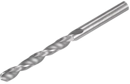sourcing map Solid Carbide Drill Bit, 7mm (0.276) Dia 100mm (4) Extra Long YG6X/C3 Micro-Grain Tungsten Carbide Jobber Twist Drill Bits for Drilling Stainless Steel Aluminum Metal Plastic