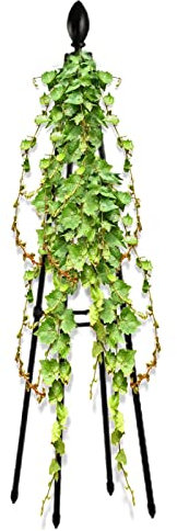 Vuggdt Climbing Plants Trellis, Metal Garden Obelisk Trellis, Garden Tower Obelisk Supports, Tall Plant Support Trellis For Potted Plants, Plant Support Cage For Indoor Outdoor Vegetables Flowers