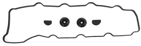 VekAuto Guarnizione Coperchio Valvole Kit per Mitsubishi SPACE PAJERO, Guarnizione Coperchio Valvole Testa Cilindro in Gomma Nera Resistente con Tappo Semicerchio Albero a Camme