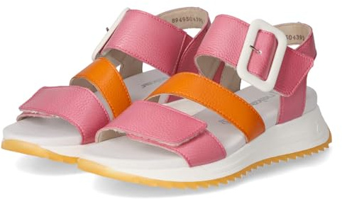 Rieker W2950, Sandali con Zeppa Donna, Rose Pink, 37 EU