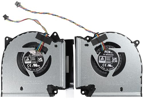 New CPU+GPU Cooling Fan for ASUS ROG 7 Plus G713P G713PV G713PU G713PI Series FQLP DFSCL42P06593Q FQLN DFSCL42P16593Q 12V 0.6A Fan